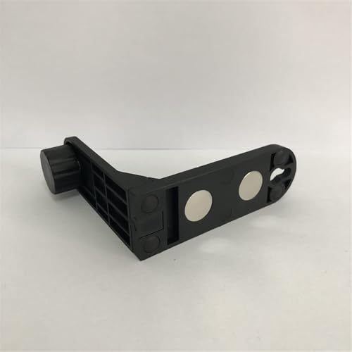 2 soportes magnéticos en forma de L de nivel láser para 2 líneas, imán de soporte para atraer rosca de 1/4 pulgadas, soporte universal de absorción de imán de hierro súper fuerte, soporte de montaje