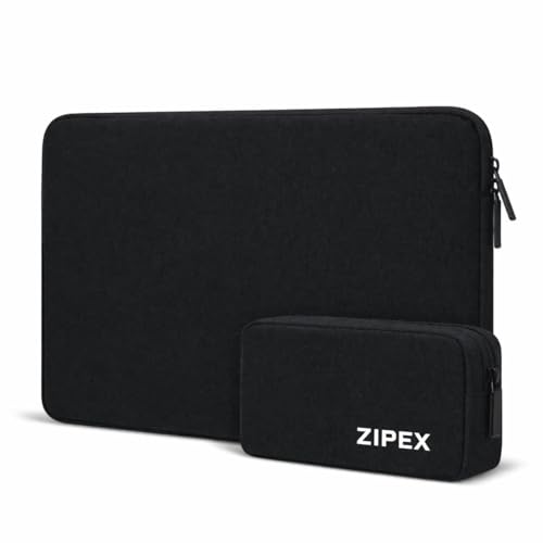 Image of Photon Laptop Sleeve 15.6 inch InchLaptop Case with Charger Pouch | Waterproof Laptop Sleeve | Laptop Cover Bag, Black