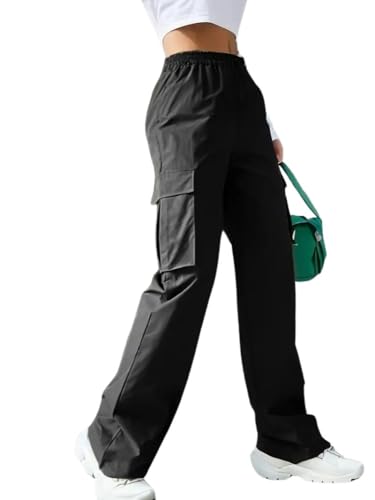 Leriya Fashion Women Poly Lycra High Waist Cargo Pants | Elastic ...