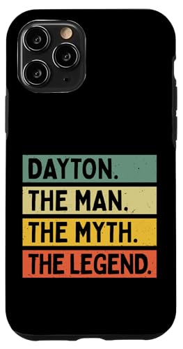 Dayton The Man The Myth The Legend�ʔ������O������p �X�}�z�P�[�X iPhone 11 Pro �p