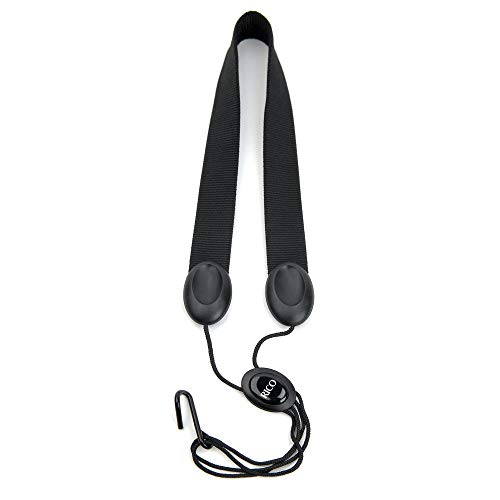 Adjustable Rico Saxophone Neck Strap for Alto & Soprano Saxophones - Comfortable Support for All Players