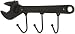 Abbott Collection Brown Wrench Triple Wall Hook