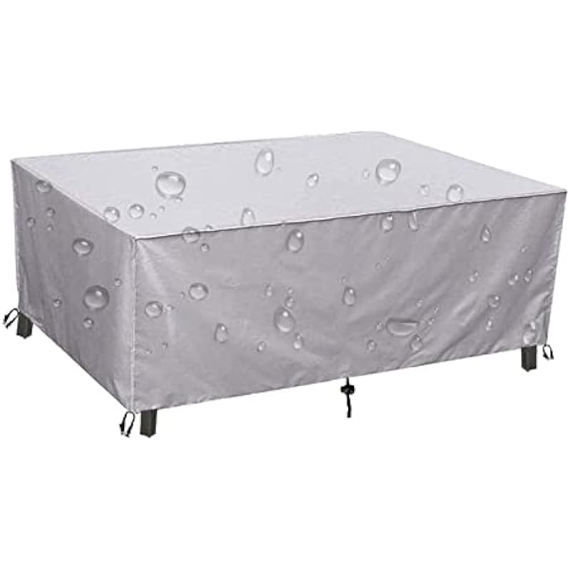 Copertura Per Panche Da Esterno Flymer - Impermeabile, Antivento, Tessuto Oxford 210D, Nero - Foto 4