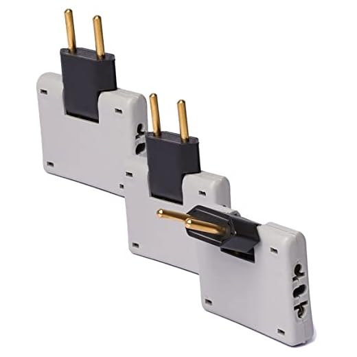 Kit com 03 Adaptadores Tomada Dobrável em T Articulado Com 3 Saídas 10A Benjamin Flexível até 250v - CompleteStore®