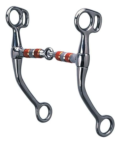 Professional Equine Horse Tom Thumb SS Copper Copper Rollers Shank Training 5.5" Bit Mouth 35442C