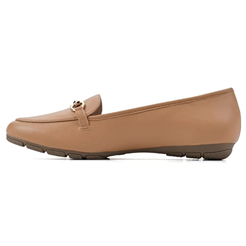 Image of CLIFFS BY WHITE MOUNTAIN Women's Glowing Cushioned Loafer Flat