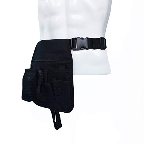 Gardening Tool Belt, Adjustable Waist Apron With Pockets, Multifunctional Partition Management, Can Store Bottles/Construction Tool Belt, Carpenter Belt, Black,Black #TOP5