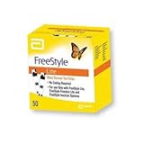  FREESTYLE LITE - 50 Tiras Reactivos para el cuerpo Prueba de Glicemia - GRATIS ESTILO