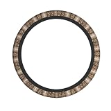 Snake Skin Python Pattern Steering Wheel Cover - Full Covered Printed Design,...