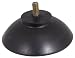 1 1/2 Dia. x 5/8 Height, 8-32 x 3/8 Stud, Color - Black, Suction Cup (1 Each)