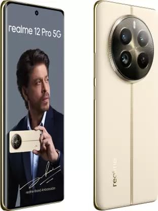 Image of realme 12 Pro 5G (Navigator Beige, 8GB RAM, 256GB Storage) | 50 MP Sony IMX882 OIS Camera Snapdragon 6 Gen 1 5G Processor