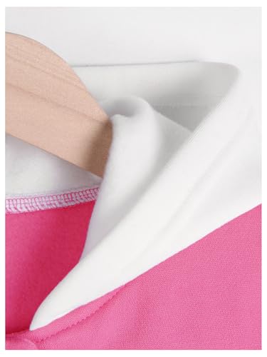 Floerns Toddler Girl's Graphic Print Long Sleeve Hoodie Jacket Kids Varsity Jacket4