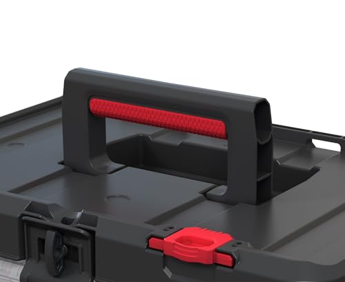 Keter Stack n' Roll Modular DIY 3 Organiser Set, Stackable, Lightweight, Durable, Water Resistant, Black 5 Keter Stack n' Roll Modular DIY 3 Organiser Set, Stackable, Lightweight, Durable, Water Resistant, Black - Image 5