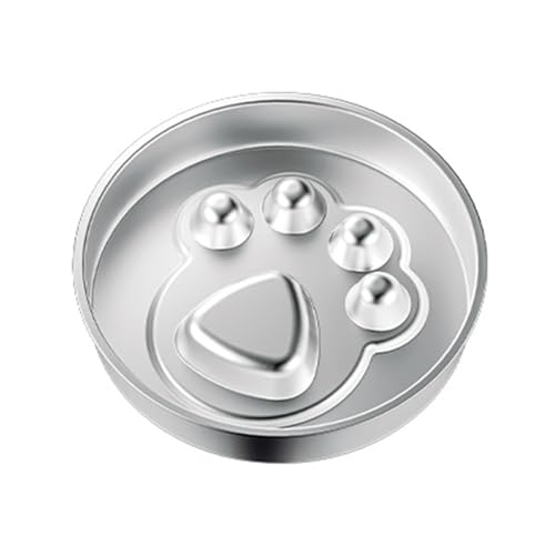 PAKEWAY 304 Stainless Steel Slow Feeder Dog Bowls - Dog Food Bowl, Easy to Clean, Large Capacity, Non-Slip Base Suitable for All Breeds of Dogs.