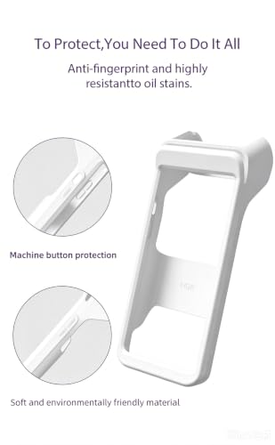 Ventalia Nexgo N96 Housse Silicone Blanche – Coque de Protection Antichoc pour Terminal de Paiement TPE, Étui Souple Antidérapant - Permet la charge sur socle avec la housse – vue 8