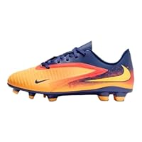 Nike Boys Jr Phantom 6 Low Club Fg/Mg Eh Football Shoe, Laser Orange Lemon Venom Blue, 13.5 UK
