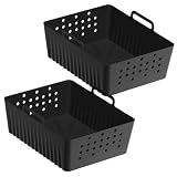 Compatible for Ninja, A50F 2Pcs Reusable Silicone Liners Fit SL400UK SL401 Basket