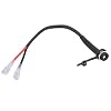 Power Plug Connector Replacement Part with Dust Cover, Compatible with Peloton Fitness Bike Connector Input Line. Not Compatible with Bike Plus