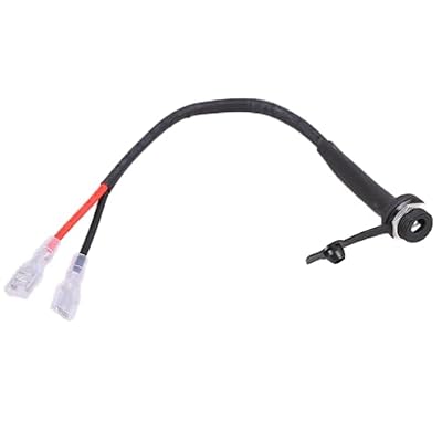 Power Plug Connector Replacement Part with Dust Cover, Compatible with Peloton Fitness Bike Connector Input Line. Not Compatible with Bike Plus