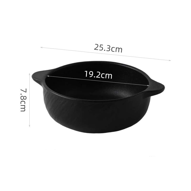 Piatti Cena Ciotola for zuppa in ceramica Ristorante Cucina Servizio Piatto Ciotola da portata Forniture Per Feste(B)