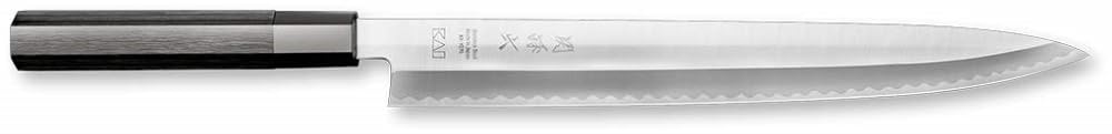 KAI Seki Magoroku KK Yanagiba 30 cm - Acier inoxydable au carbone massif 8A 58 (±1) HRC - bois de pakka noir - couteau à sushi et sashimi, couteau à poisson - Fabriqué au Japon