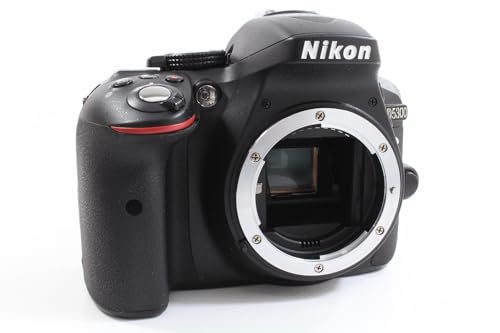 Nikon D5300 - Cámara réflex Digital de 24.2 MP (Pantalla 3.2', vídeo Full HD, GPS), Color Negro - sólo Cuerpo