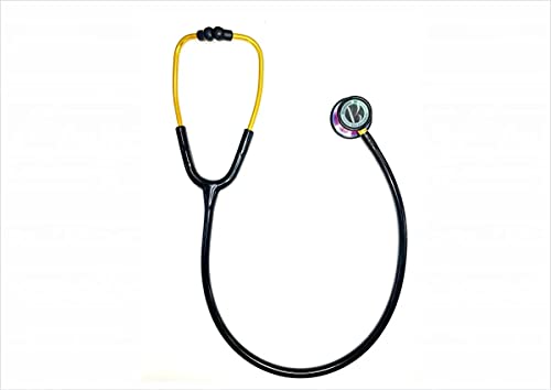 Estetoscópio Duplo Inox Preto Profissional Bic