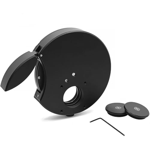 Rueda de filtros para telescopio astronómico de 6 posiciones con rosca interna SM1 2