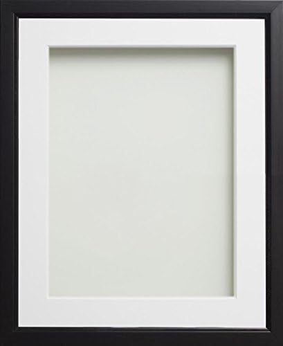 Frame Company Drayton Range 14x11-inch Grey Picture Photo Frame with White Mount For Image Size A4