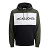 JACK & JONES Mannelijke hoodie Colourblocking Logo