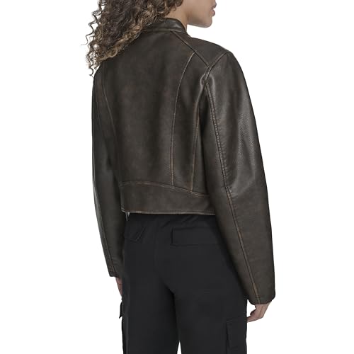 Levi's Women's Faux Leather Racer with Princess Seams4