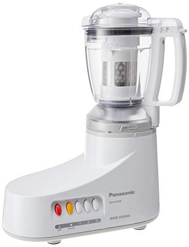 Panasonic MX-AC400WSH Mixer Grinder with 4 Jars 1 L Capacity Grey