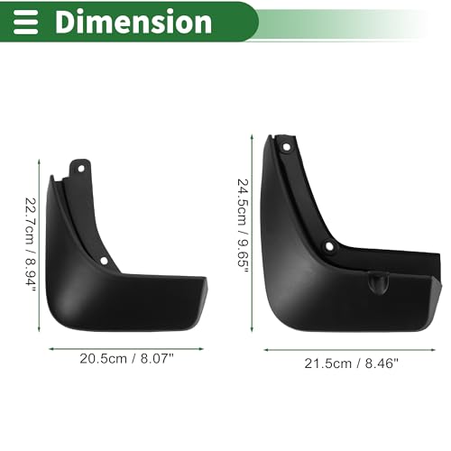 Image of Motoforti Mud Flaps Splash Guards Mud Guards for Hyundai for Genesis GV80 2021-2023 W /Mount Accessories