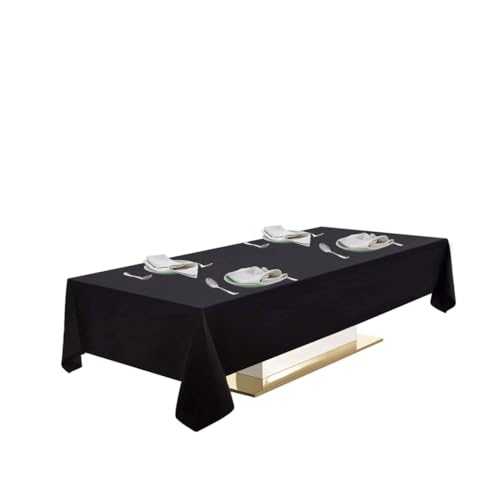 Urby Nappe Noire Polyester Lavable 3-4 Pieds Rectangle
