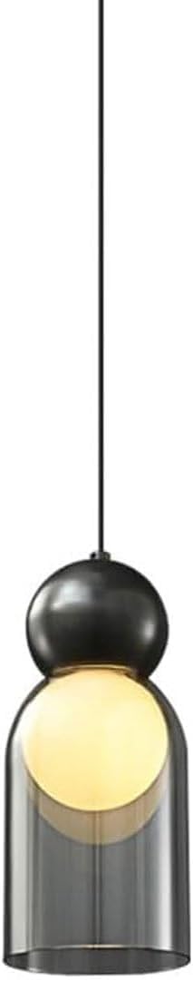 Suspension moderne pour table de chevet et restaurant lustre noir