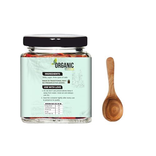 Image of Organic Anand Homemade Amla Murabba, Traditional Indian Gooseberry Murabba, Vitamin C Rich Digestive Treat, Healthy & Natural Sweet Snack, Immunity Booster, Delicious Taste (250gm)