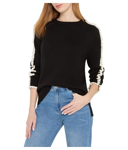 Image of NIC+ZOE Ruffled Down Sweater