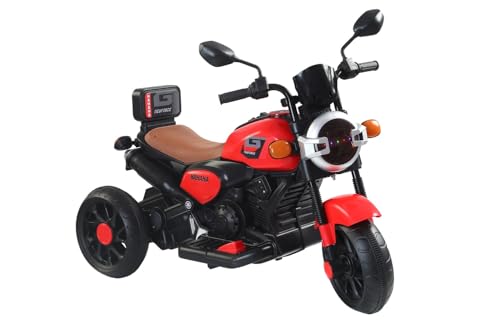 Image of Wishmaster Ride Xtreme Red Electric Bike for Kids Battery Operated Ride-On with Bluetooth, MP3, LED Lights & Foot Accelerator | Made in India (Age 1-5 Years)