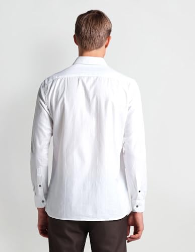 Image of Arrow Men's Cotton Printed Slim Fit Shirt