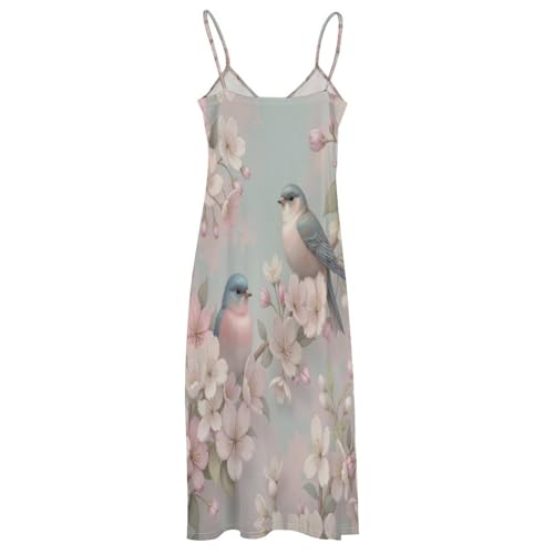Robe maxi sans manches à taille élastiquée au style rétro