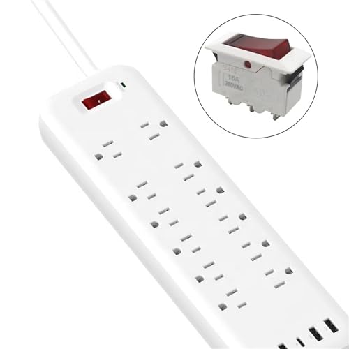Protector de sobrecarga térmica para electrodomésticos e interruptor basculante de 16A y 10A 5