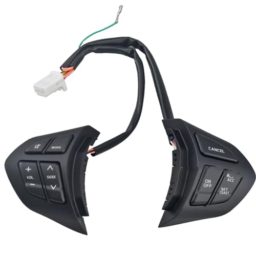 Control de crucero para Suzuki con mandos de volumen de audio y botones negros