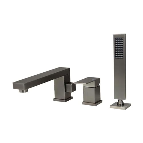 Robinet de baignoire 360 degrés gris pour une douche relaxante
