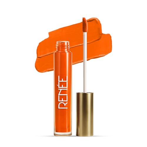 RENEE Sindoor – Orange | Highly Pigmented | Matte Finish | Sponge-Tip Applicator | Water-Resistant | Smudge-Proof | Lightweight & Long-Lasting | Travel Friendly | 4.5ml