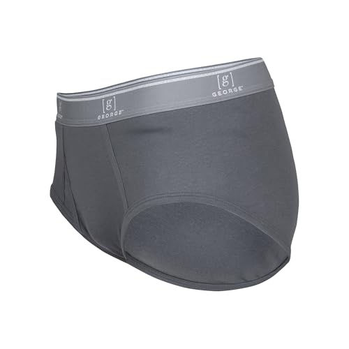 George Men's Mid Rise | Moisture Wicking | Odor Control | Full Coverage Briefs, 6-Pack3