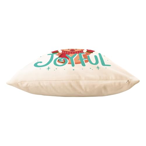 Coussin de Noël en Velours Blanc pour Déco de Salon Cocooning
