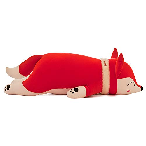 Kawaii Volpe Peluche Giocattoli Carino Morbido Volpe Cuscino Peluche Animali Bambola Cuscino Per Dormire Per Le Ragazze Bambini Regalo Di Compleanno 90 cm Rosa