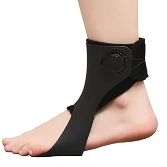 Drop Foot Brace Orthosis, Ankle Brace Support, Drop Foot Brace for Walking, Improve Walking Gait, Prevent Anterior and Valgus Foot, for Sports Strains Post-Operative Reco,Right-XL
