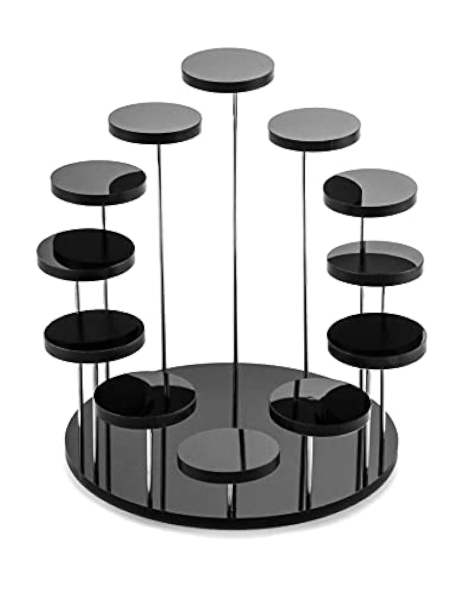 Round Acrylic Products Display Riser Stands for Jewellery