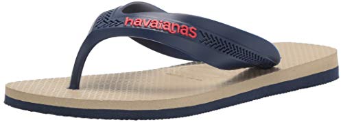 Havaianas Kid's Max , Navy Blue/Sand Grey, 10 M US Toddler